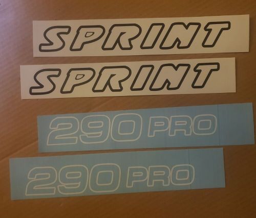 Sprint 290 pro boat decals replacement stickers  18x3.5 pair set 4 decals