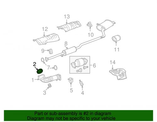 Genuine honda front pipe gasket 18229-sea-013