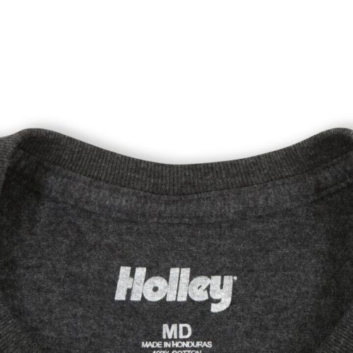 Holley 10434-3xhol branded t-shirt - cotton - black heather - adult 3x-large