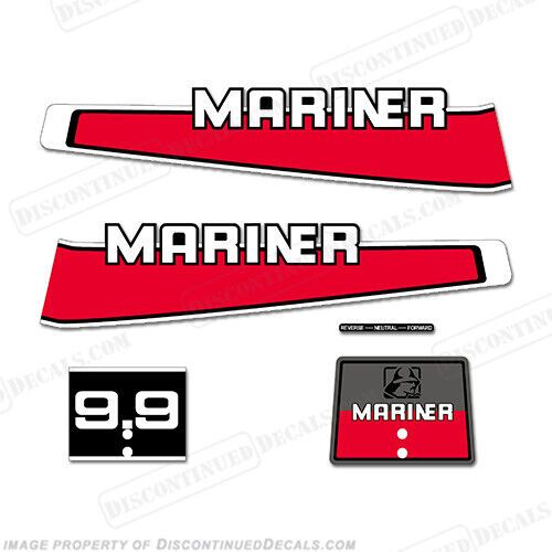 Fits mariner 1977-1989 9.9hp decal kit