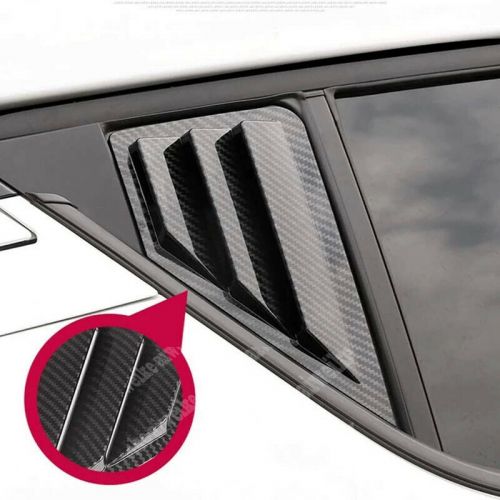 For toyota c-hr chr 2016-2023 carbon fiber shutter window louver vent cover trim