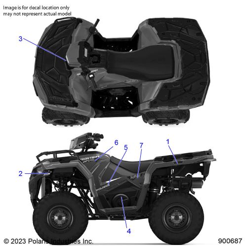 Polaris decal-side,awd,lh [a1][a3][a5][a7][a9][b1][b3][b5][b7]