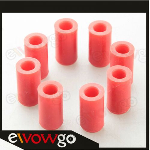 5/32&#034; 4mm silicone blanking cap intake vacuum hose end bung plug 8pcs red