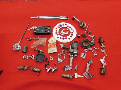 Lot of 44 nos / used vintage 1950s 1960s 1970s 1980s ford lincoln mercury parts