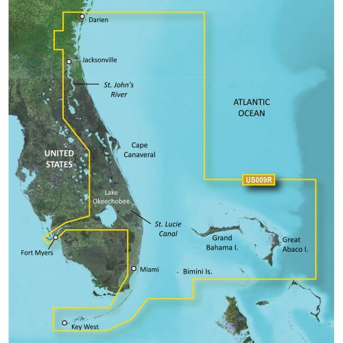 ​garmin bluechart g3 vision hd vus009r jacksonville to key west microsd/sd