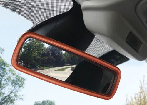 For benz smart fortwo 2016-2018 vitality orange interior rearview mirror frame