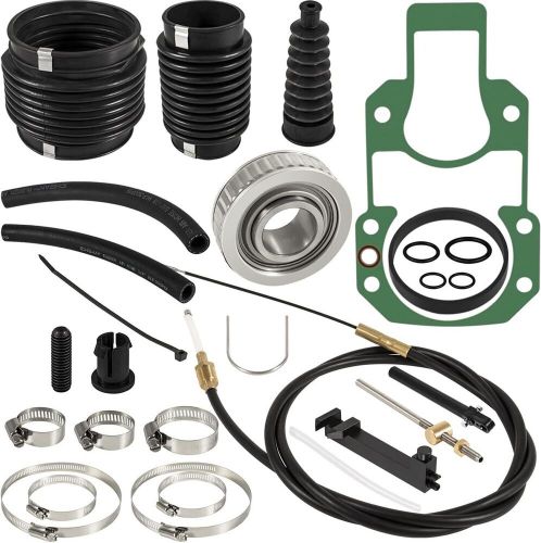 Transom bellows repair reseal kit+lower shift cable for mercruiser alpha i gen