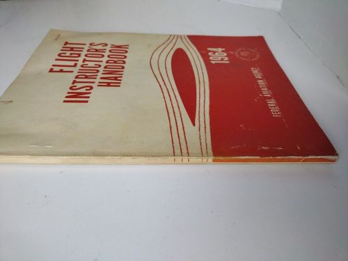 Federal aviation agency flight instructors handbook ac 61-16 vintage usa