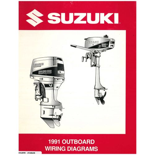 Suzuki outboard marine 1991 wiring diagram manual 99954-53910