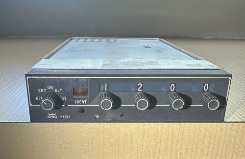 King kt76a transponder w/ tray no harness **for parts**