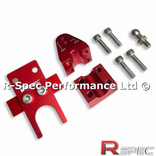 Pro 2 red quick shift short gear shifter ford focus mk2 st rs 2.5 turbo + guide