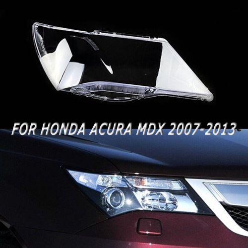 1pcs right headlight lens clear headlamp shell cover for honda acura mdx 07-13