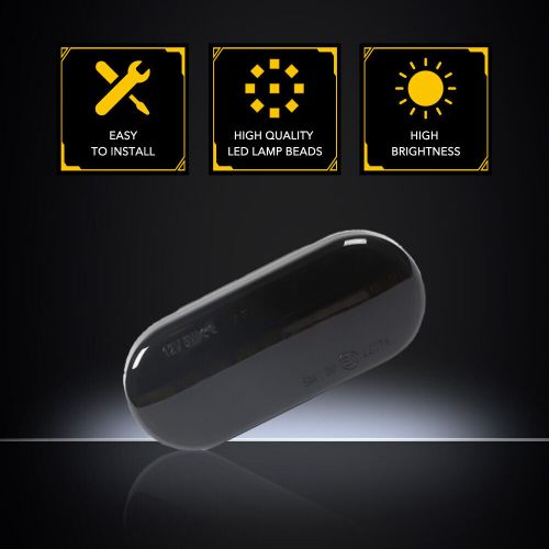 Sequential LED Blinker Marker Side Turn Signal for Light VW Golf 3 4 Passat Polo, US $15.99, image 3