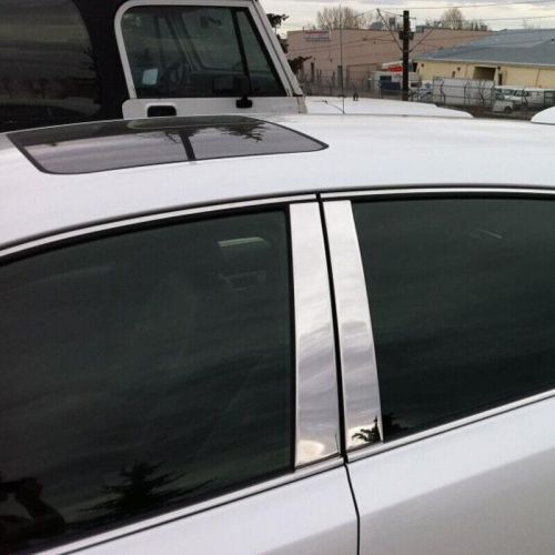 8pcs chrome plated pillar posts window trim cover fit for ford everest 2016-2022