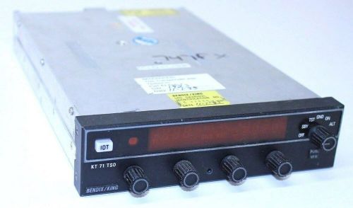 Used kt-71 transponder pn 066-01141-5101 bendix king