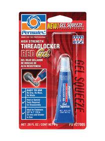 Permatex 27005 ~ high strength threadlocker red gel - 5g gel tube