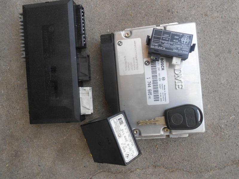 Bmw e38 ews+ecu+ key