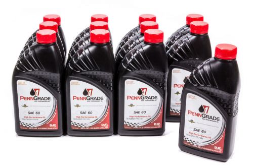 Penngrade motor oil    71166    60w racing oil cs 12 qt