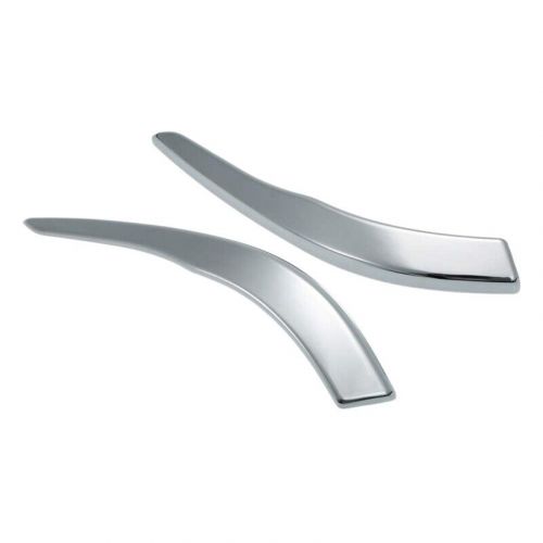 2pcs chrome rear view side mirror column trim - rub strips aufkl8404-