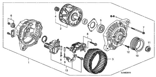 Genuine honda voltage regulator 31150-rsh-004