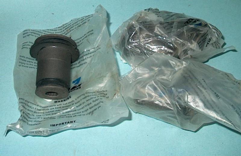 1965-1973 mopar c-body upper control arm bushing set of 4 - cheesy aftermarket