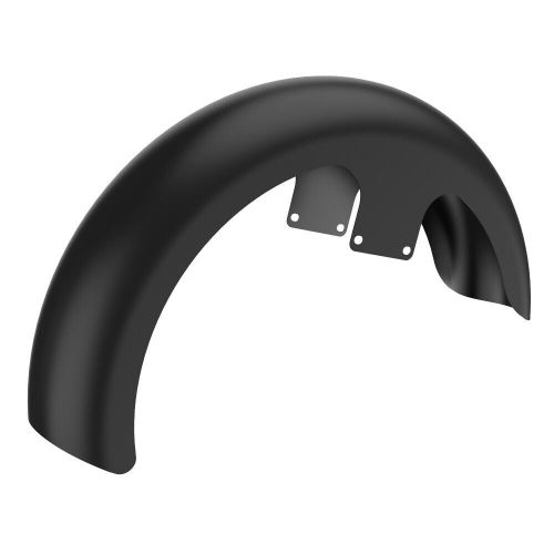 Fits 09+ harley advanblack unpainted 21&#034; reveal wrapper hugger front fender