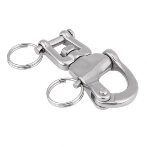 316 stainless steel swivel snap shackle for sailboat spinnaker halyard rigging