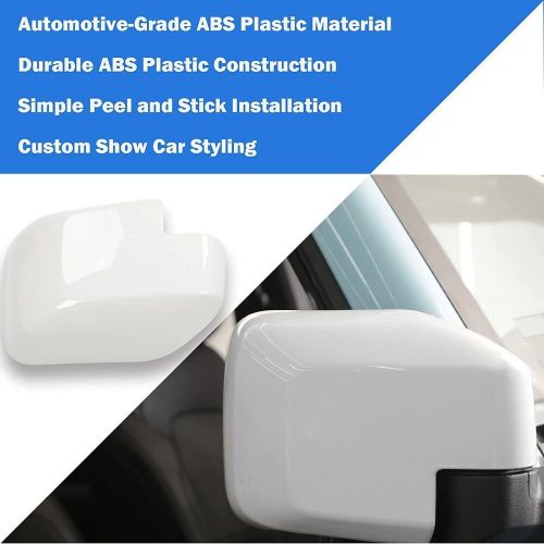 2021-2023 exterior side rearview mirror 1 hole door handle white for ford bronco