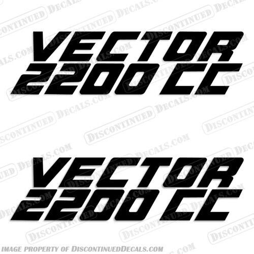 Fits hydrasports vector 2200 cc decal (set of 2)