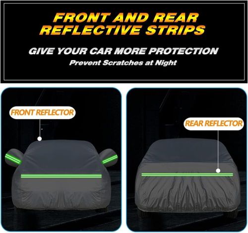 Breathable all-season suv car cover - durable protection for 205&#034;-216&#034; vehicles