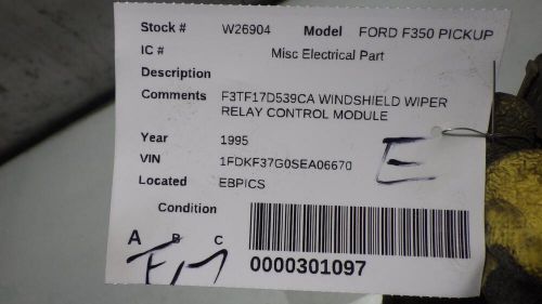 95 ford f350 pickup windshield wiper relay control module f3tf17d539ca