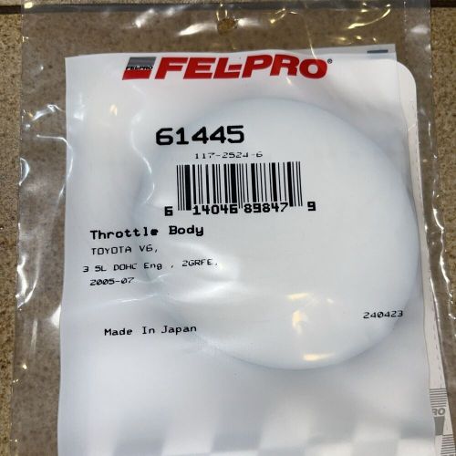 Fel-pro 61445 throttle body mounting gasket for 3.5 toyota v6 2grfe new