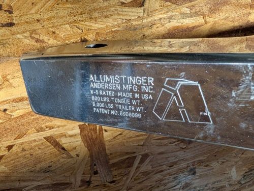 Anderson alumistinger aluminum trailer hitch 6000lbs 800lbs tongue (y3dw)