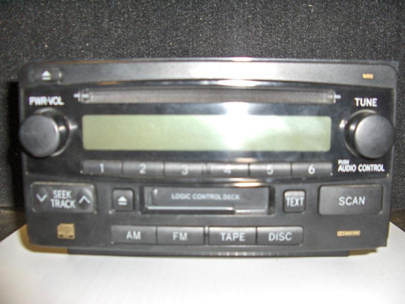 Toyota stock cd/tape deck