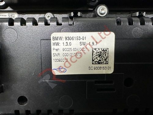 Bmw 5 series 2010-2014 digital climate control panel+ radio controls