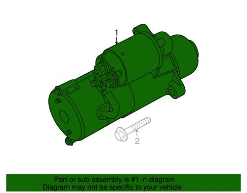 Genuine saab starter 12609317