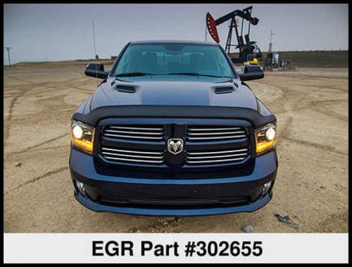 Egr for 09-13 dodge ram pickup superguard hood shield - matte (302655)