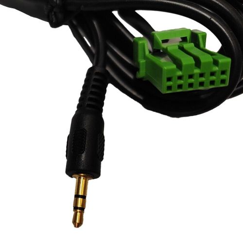 Car 3.5mm male aux-in socket audio cable fit for honda cd radio aux wire adapter