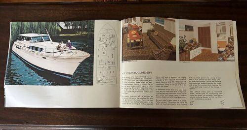 Nos 1971 chris craft commander catalog 28’, 31’, 35’, 38’, 41’, 42’ &amp; 45’ models