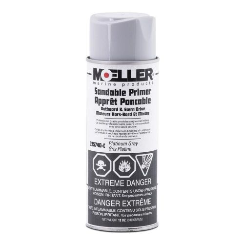 Sierra marine paint primer 025740-c marine series; platinum gray