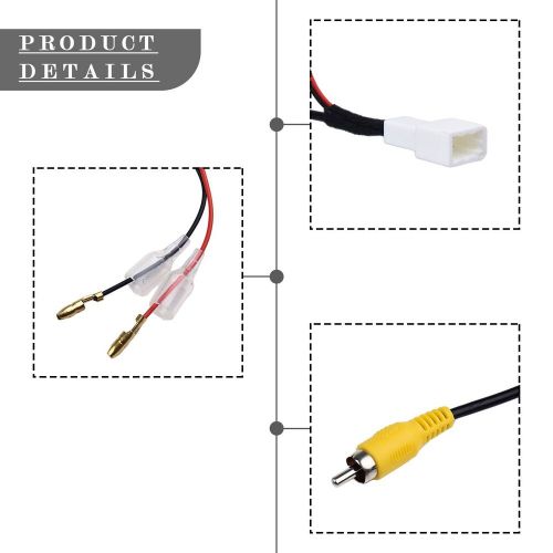 Camera cable replacement retention reverse reversing camera wiring car