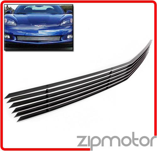 2006-2010 chevy corvette c6 z06 front bumper billet grille grill 2007 2008 2009