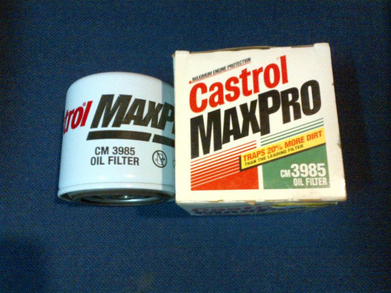 (1) nib castrol maxpro oil filter cm3985, fl837,qs3950,l14619, 1626, 51626 nos