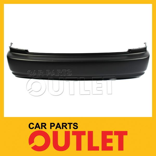 1996-1999 2000 honda civic rear bumper primed black plastic cover 3-door h/b dx