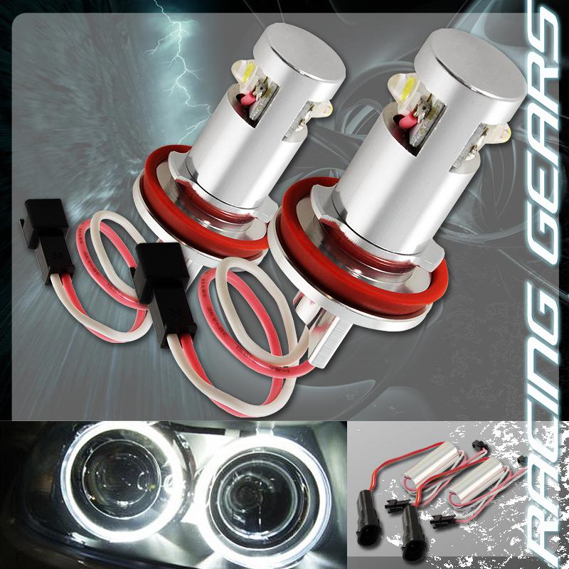 Bmw e92 e93 e82 e90 x5 x6 7000k white angel eyes halo ring led light bulbs