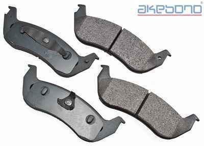 Akebono act1040 brake pad or shoe, rear-proact ultra premium ceramic pads