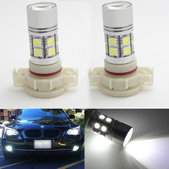 White h16 5202 ps24w cree led projector fog driving light bulb drl 12 smd