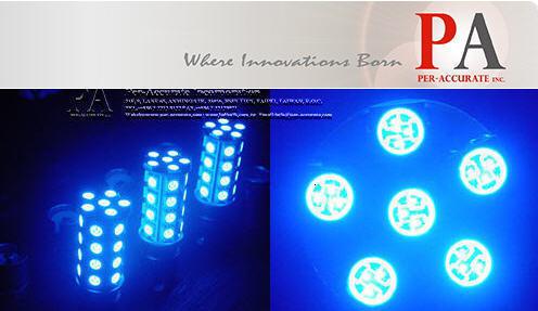 2x 1156 bau15s ba15s 30 5050 smd led auto tail rear backup light blue