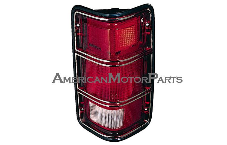 Passenger replacement black trim tail light 81-87 dodge ramcharger trailduster