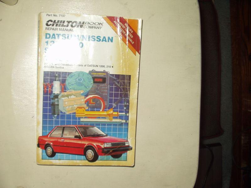 Datsun/nissan 1200.210 sentra 1973-88 repair manual